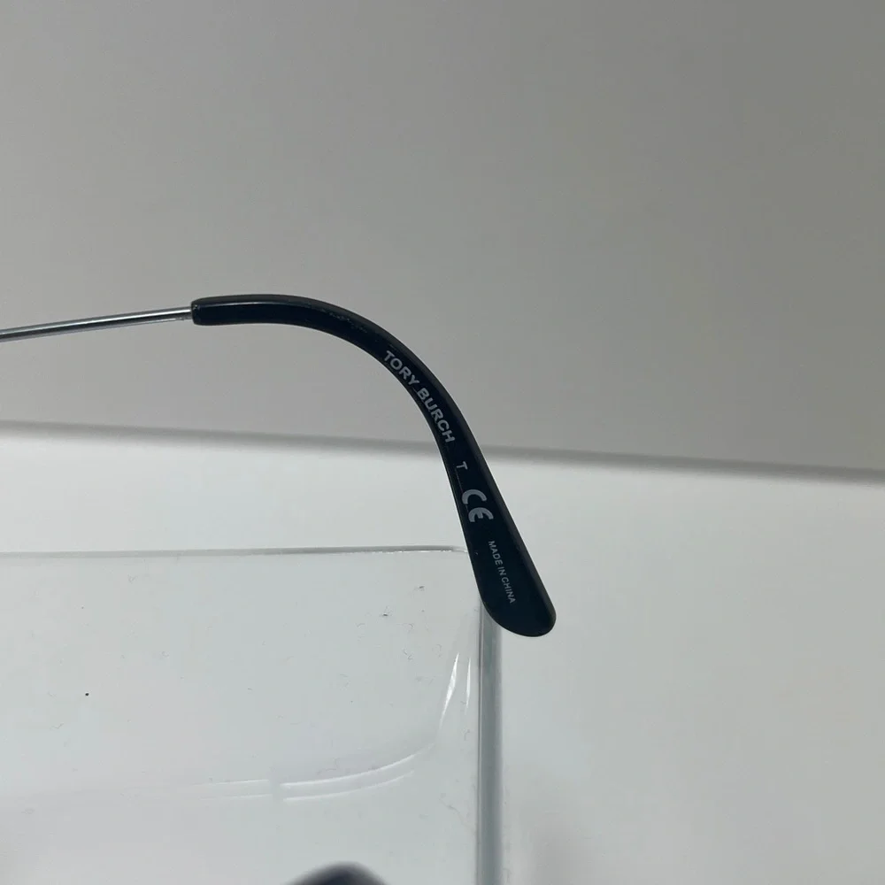 Tory Burch TY7094‎ Black Sunglasses silver logo